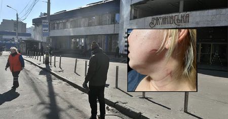 Skandaliczne metody Rosjan. Przyłożyli kobiecie karabin do twarzy