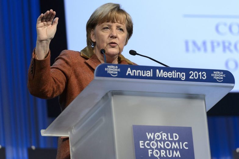 Angela Merkel na Światowym Forum Gospodarczym