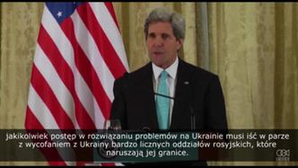 Mocne oświadczenie Kerry'ego: Żadnych rozmów o Ukrainie bez Ukrainy
