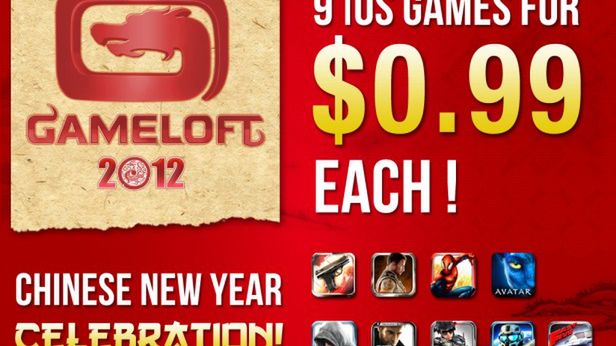 Z okazji Chińskiego Nowego Roku Gameloft przecenia swoje tytuły 1
