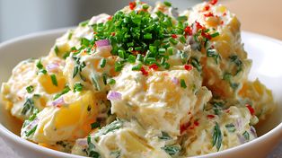 Do grilla robię nawet pół wiadra tej sałatki. Tak pyszna, że goście wyrywają sobie salaterkę z rąk