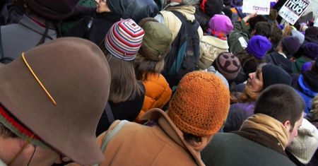 Protest pracowników firmy Kler