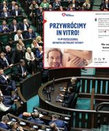 Projekt dotyczący in vitro przyjęty. "To dzięki wam"