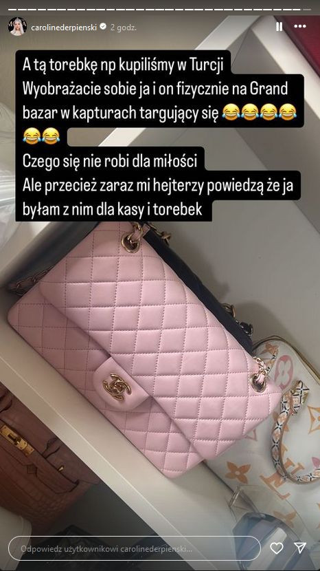 Caroline Derpienski opisuje związek z milionerem