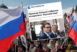 Rosyjska propaganda atakuje Morawieckiego. "Zamierza zlikwidować 'rosyjski świat'"