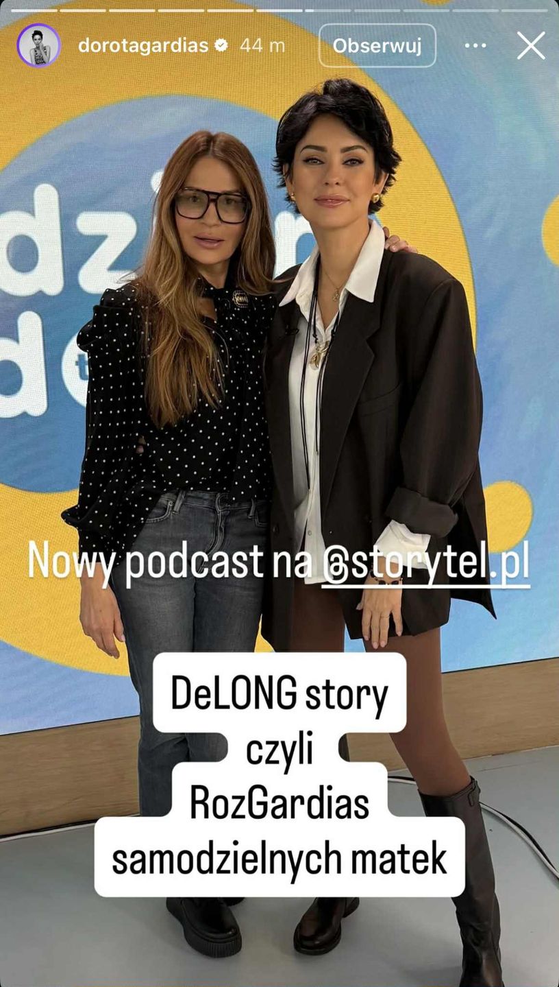 Dorota Gardias dobrała legginsy do marynarki