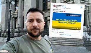 Nagranie z Ukrainy dla Polski. "Tylko cztery słowa"