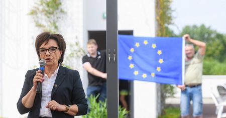 Leszno. Kolejny incydent podczas przemówienia Witek