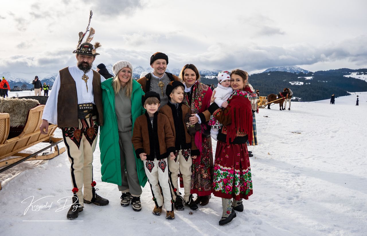 Kumoterki, Parada Gazdowska, skiring, ski-skiring, Ząb, Podhale