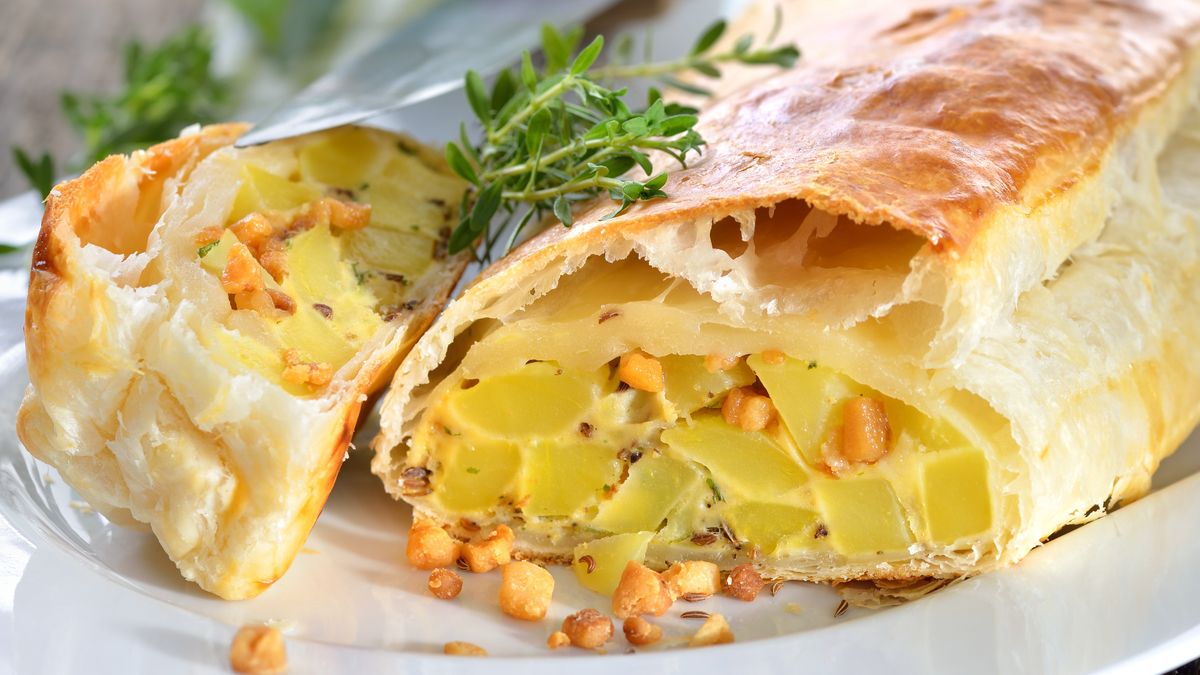 Ciasto francuskie z ziemniakami