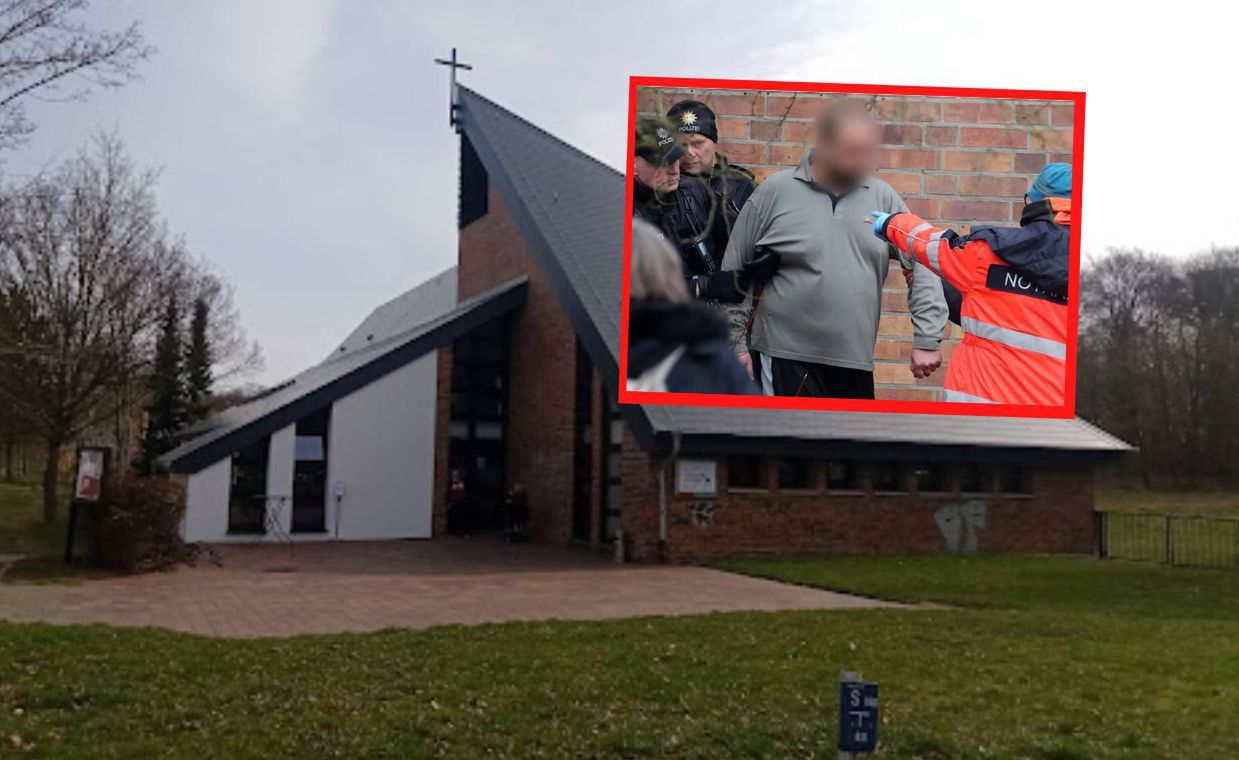 Church standoff: Barricaded refugee family sparks tense police operation in Schwerin, Germany