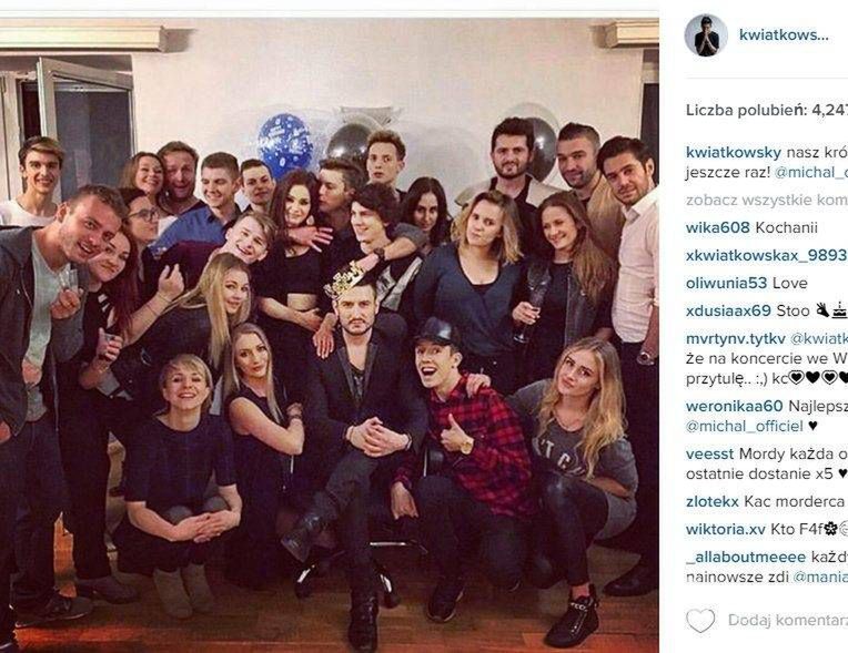 Dawid Kwiatkowski urządził bratu przyjęcie urodzinowe
