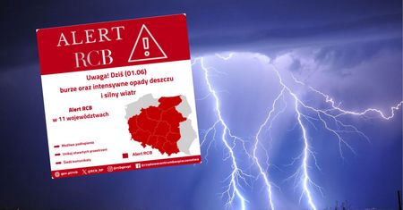 Alarm dla prawie całej Polski. Wysłali komunikat "Znajdź schronienie"