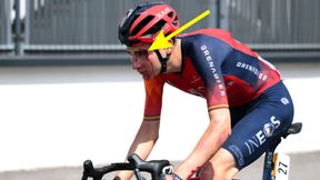 Michał Kwiatkowski pokazał twarz kolegi. Uwaga, tylko dla ludzi o mocnych nerwach