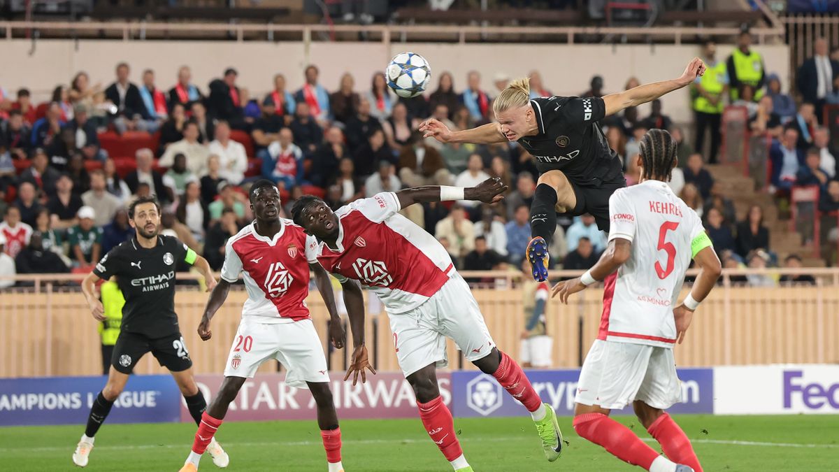 Getty Images / Jonathan Moscrop / Na zdjęciu: Erling Haaland strzelił dwa gole przeciwko AS Monaco