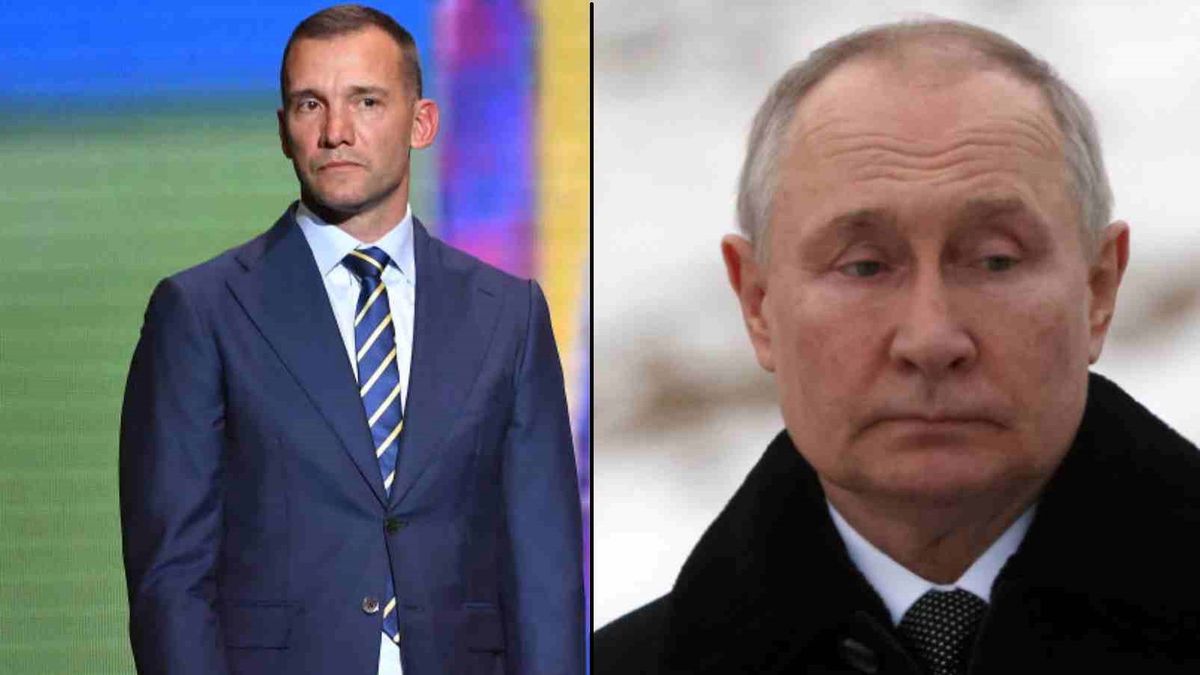 Getty Images / Aurelien Meunier oraz Contributor / Na zdjęciu: Andrij Szewczenko i Władimir Putin