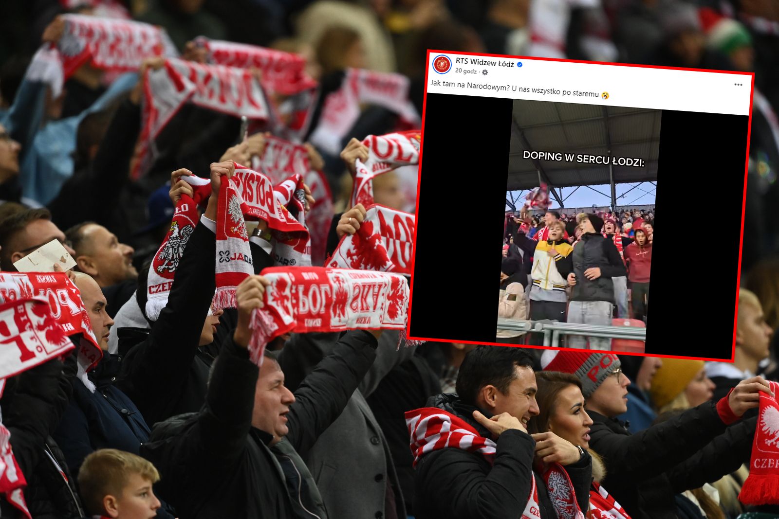 Oto co się działo na Stadionie Narodowym. Widzew wbija szpilkę