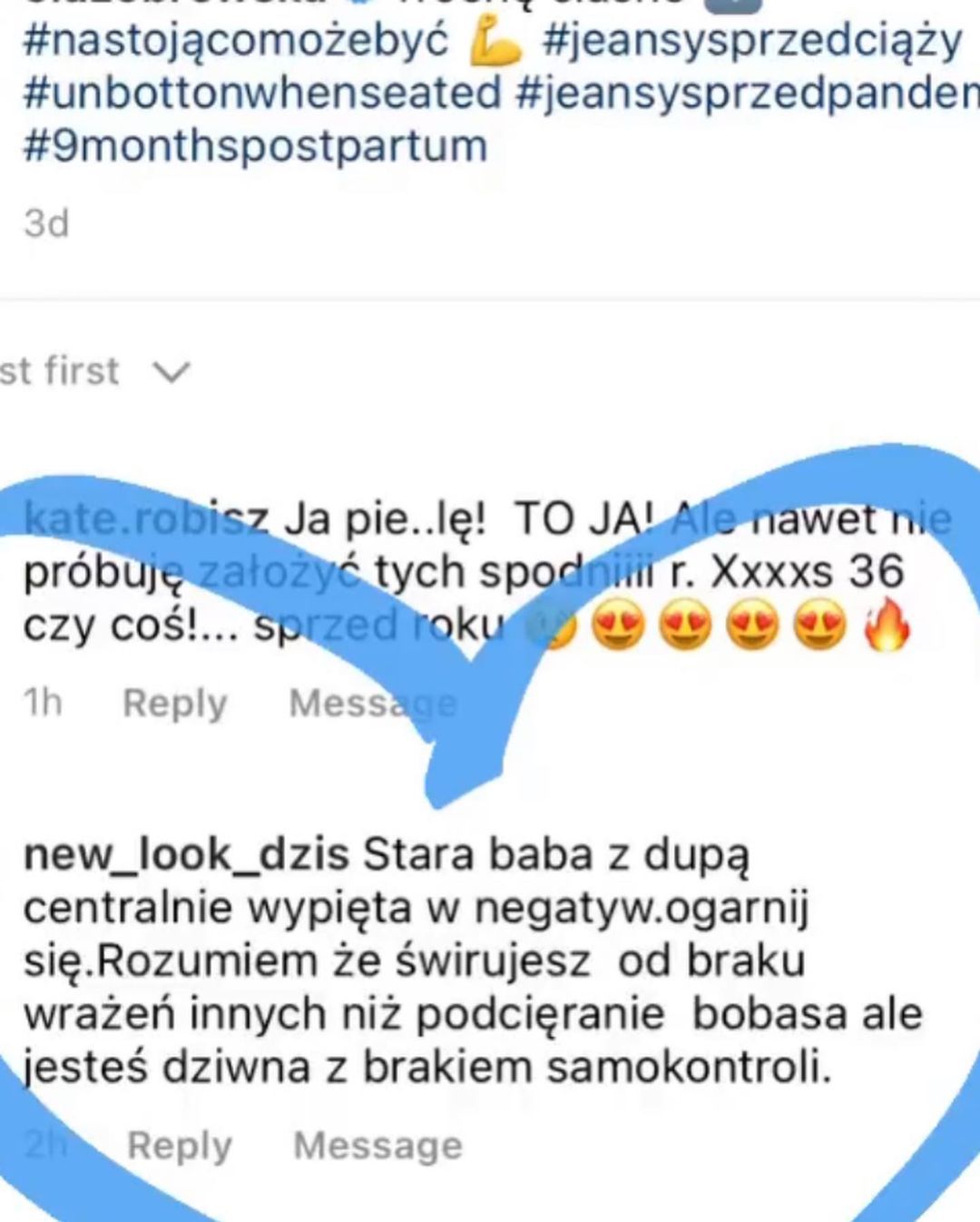 Ola Żebrowska zakłada majtki