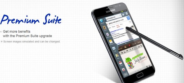Samsung Galaxy Note Premium Suite