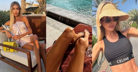 Julia Dybowska epatuje bogactwem, wygrzewając ekstremalnie szczupłe ciało w Dubaju (ZDJĘCIA)