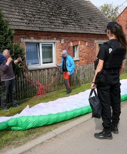 Wypadek paralotniarza. Zahaczył o linię energetyczną