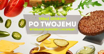 Sam skomponujesz hamburgera. McDonald's pozwala klientom wybierać dodatki