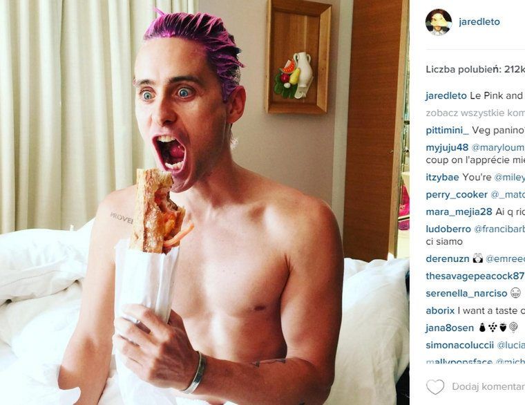 Nowa fryzura Jareda Leto