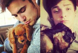Przystojniacy z Instagrama pozują z psami (ZDJĘCIA)