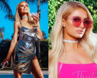 Dumna Paris Hilton promuje ubrania własnego "projektu"