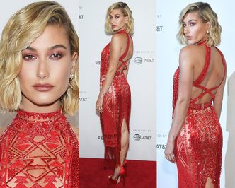 "Najseksowniejsza" Hailey Baldwin zalotnie spogląda przez ramię