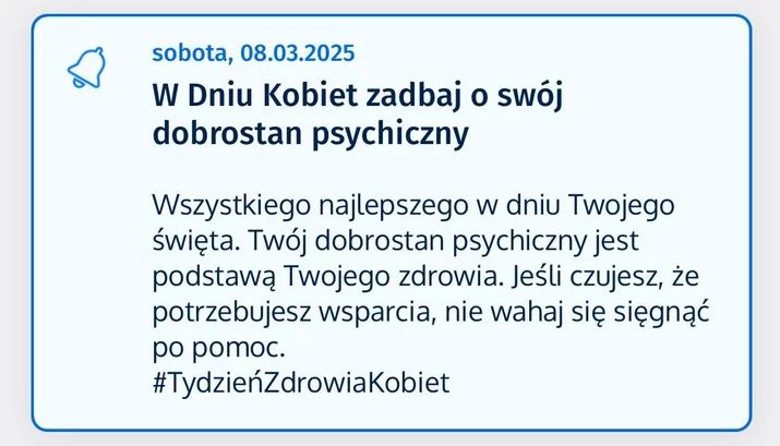 Powiadomienie z aplikacji mojeIKP, które wywołało poruszenie