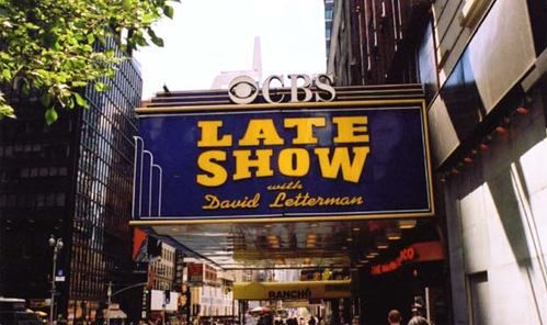 David Letterman & Cupcake car!