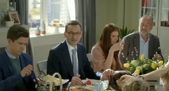 Piątka Kaczyńskiego według dziecka w spocie z życzeniami wielkanocnymi od premiera (wideo)