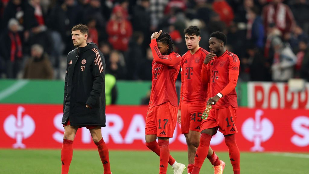 Getty Images /  Stefan Matzke - sampics / Na zdjęciu: piłkarze Bayernu Monachium