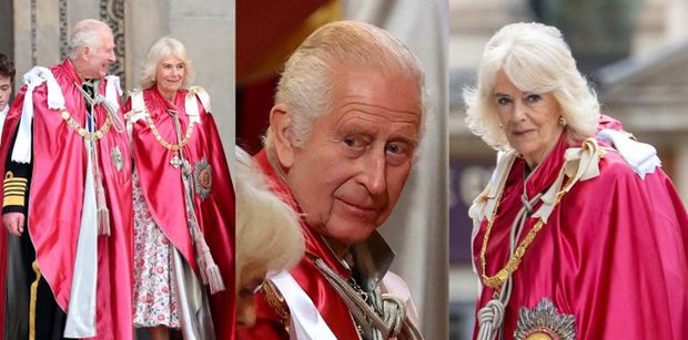 Król Karol III i królowa Camilla brylują na ważnej uroczystości w odświętnych pelerynach (ZDJĘCIA)
