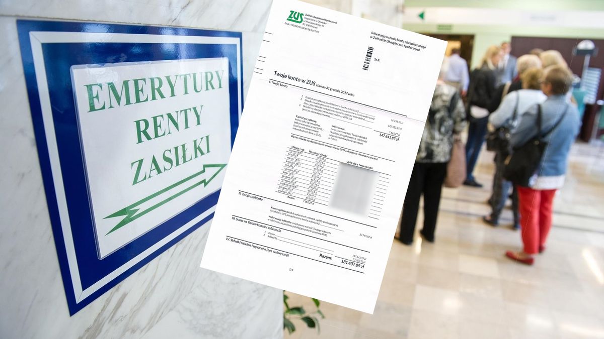 Prognozy wysokości emerytur w listach od ZUS niższe niż w zeszłym roku to nie pomyłka.