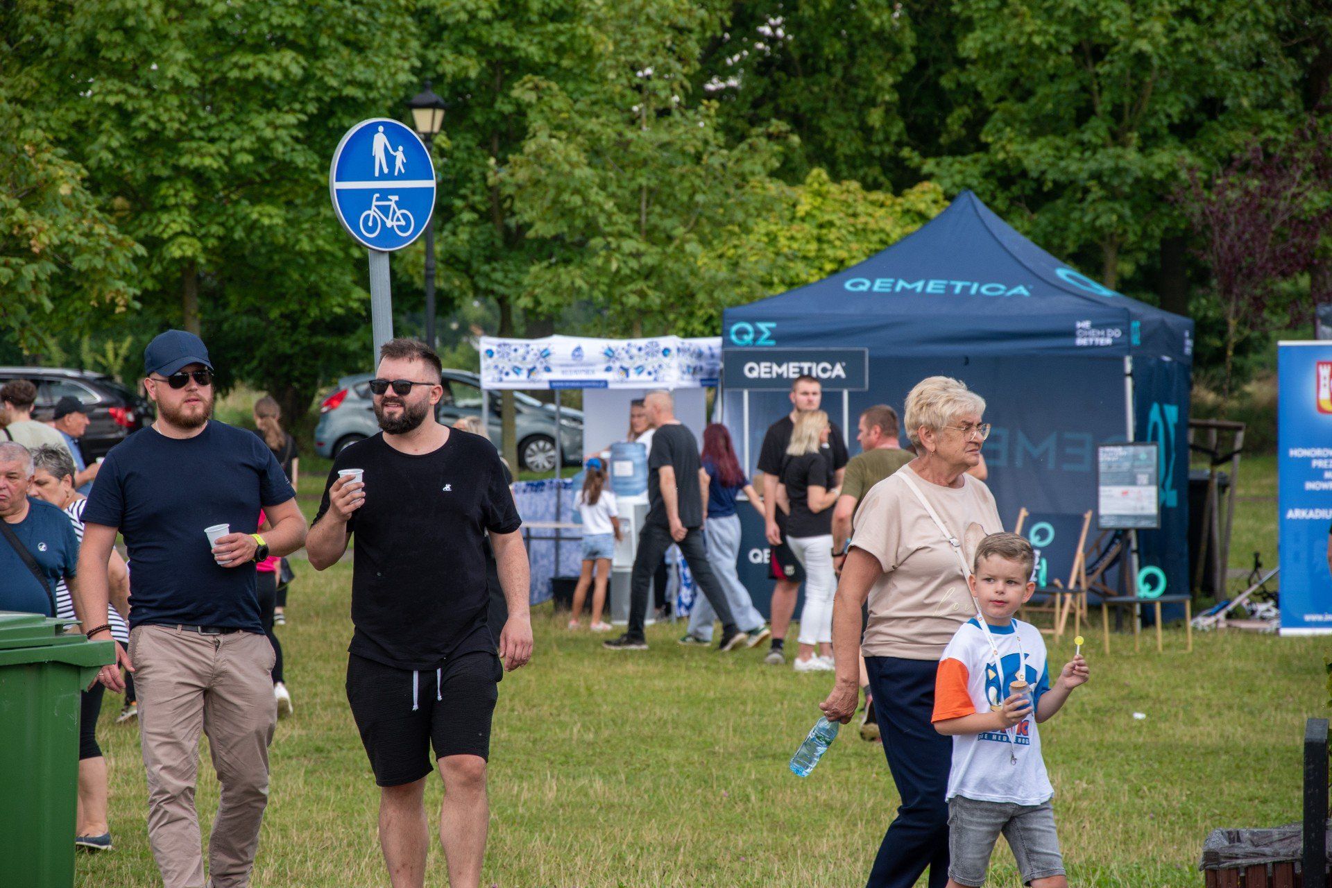 Piknik w nowej części Parku Solankowego