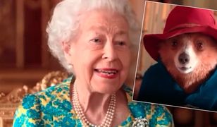 Miś Paddington pożegnał królową Elżbietę II. Kilka miesięcy temu nagrali razem skecz