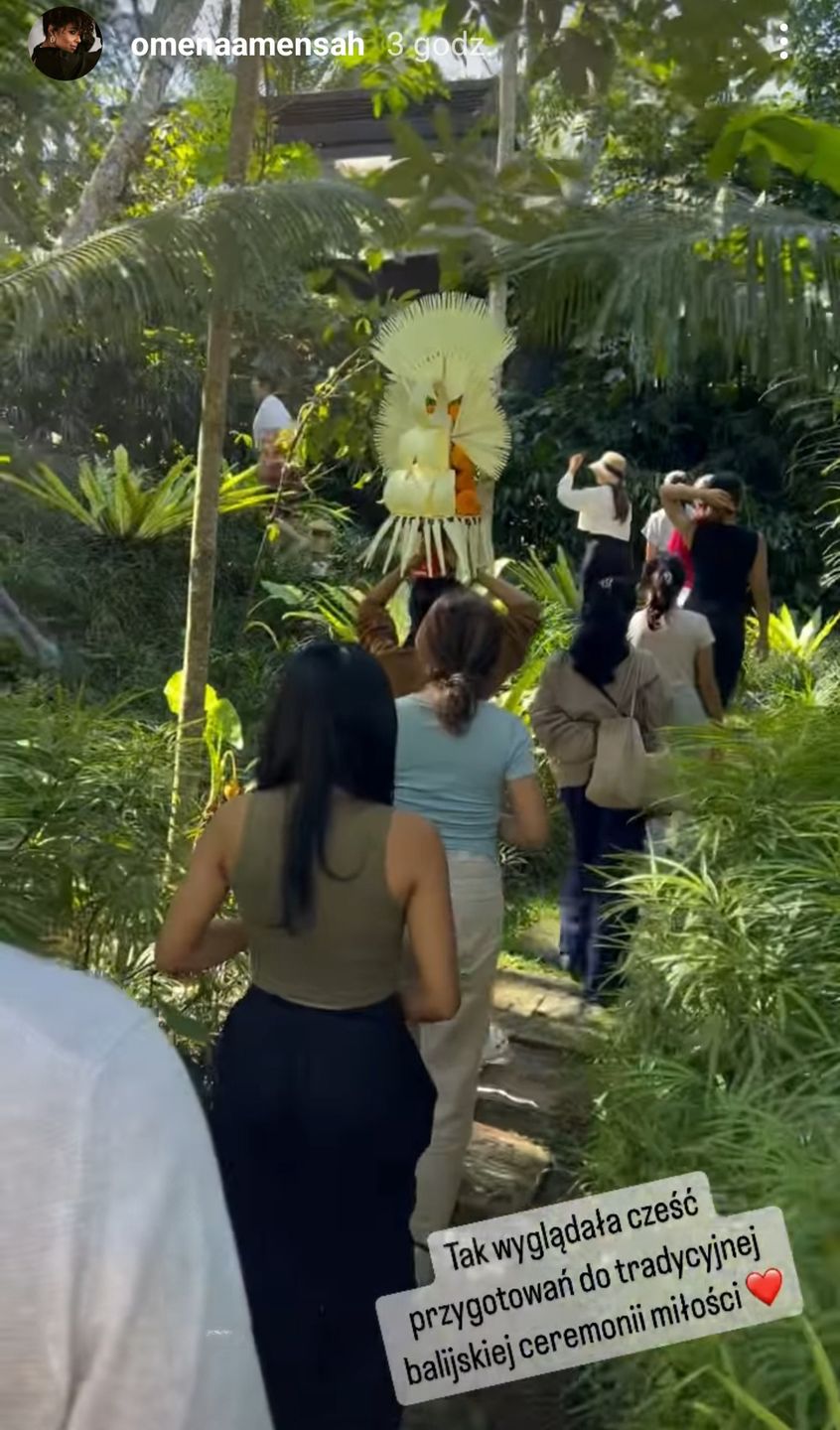 Drugi ślub Mensah i Brzoski na Bali