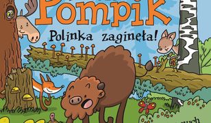 Żubr Pompik. Polinka zaginęła. 12 kartonowych stron z okienkami