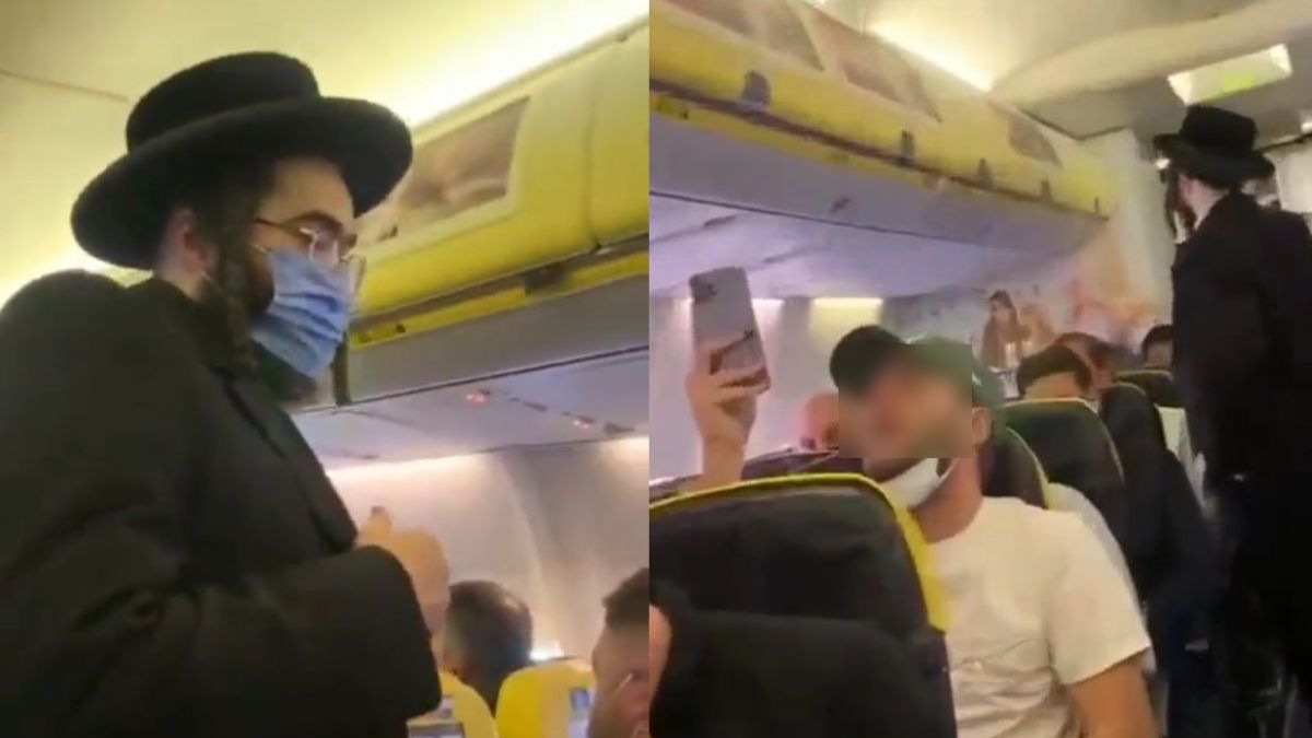 kibic West Ham obraża ortodoksyjnego Żyda na pokładzie samolotu