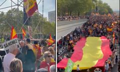 Marsz w Madrycie przeciwko rządowi Sancheza. "Premier jest przestępcą"