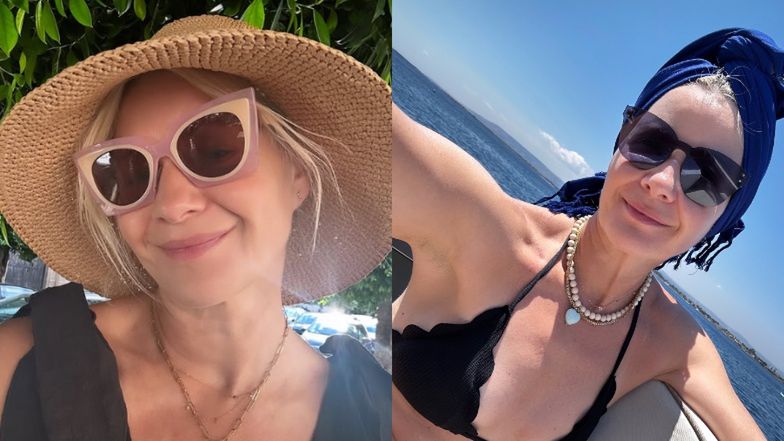 Małgorzata Kożuchowska w bikini na wakacjach
