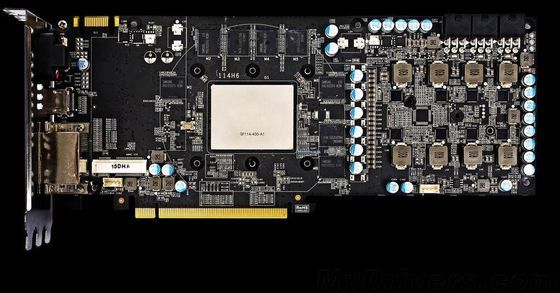 karta graficzna Colorful GTX560Ti iGame Kudan - płytka PCB