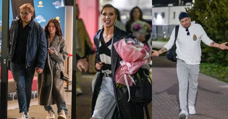Smutne miny Kevina i Roxie, namiętne pocałunki... Paparazzi przyłapali gwiazdy "TzG"