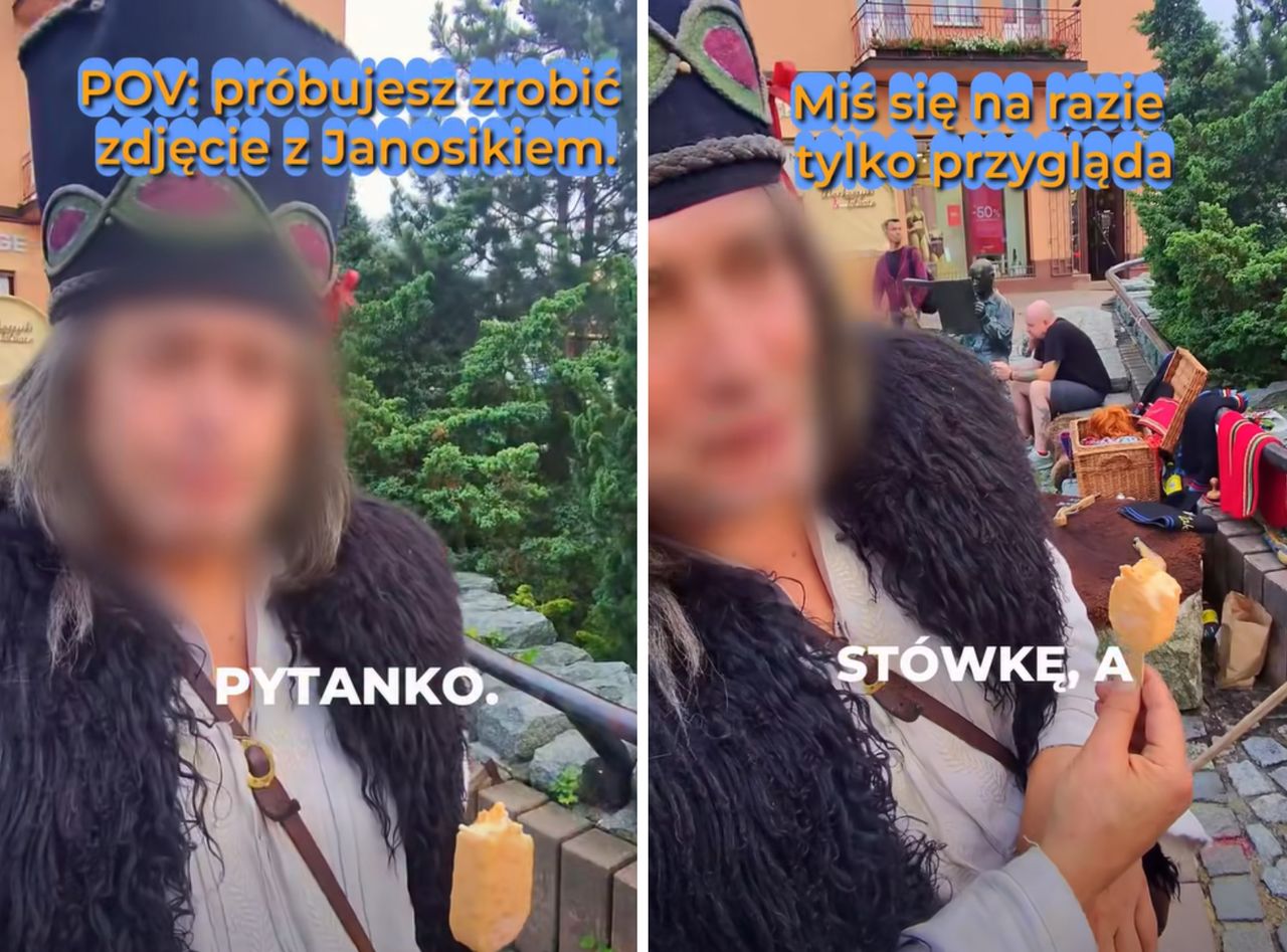 Janosik jak chytry miś z Krupówek. "Praśnij stówkę"