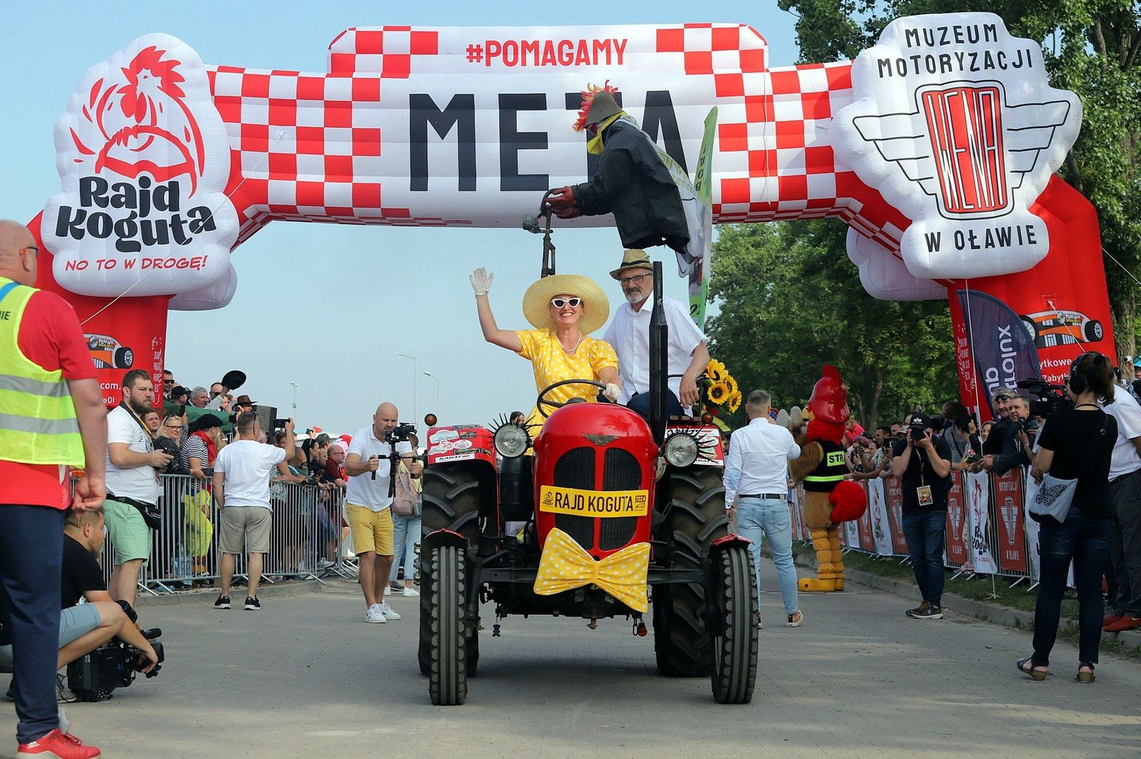 Tak wyglądał start 8. Rajdu Koguta w Oławie w 2024 roku