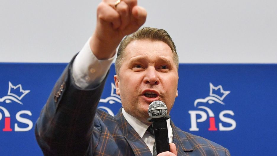 Spotkanie Wolnych Polak�w w LublinieFot. Krzysztof Radzki/East News, 24.02.2024. Lublin. Spotkanie Wolnych Polakow z udzialem politykow PiS Przemyslawa Czarnka, Mariusza Kaminskiego i Macieja Wasika w Centrum Spotkania Kultur w Lublinie. N/z posel Przemyslaw Czarnek.Krzysztof Radzki