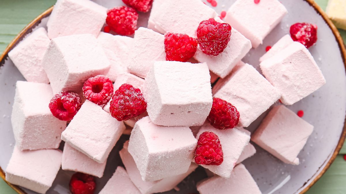 Malinowe ptasie mleczko na piękny początek wakacji 