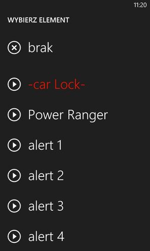MyRingtone2SMS dodał wybrane pozycje do opcji wyboru dźwięków do SMSa
